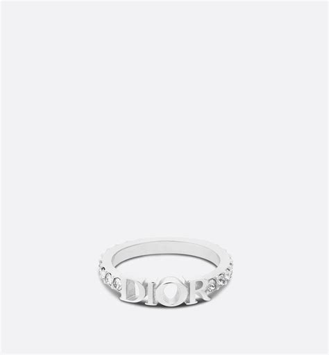 dior ring zilver